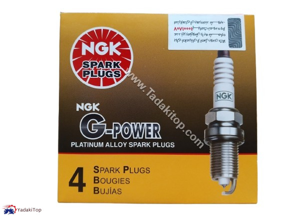 شمع موتور سوزنی پلاتینیوم پایه بلند NGK همیار هامی کد 5018 LFR5AGP بسته 4 عددی مناسب برلیانس H230